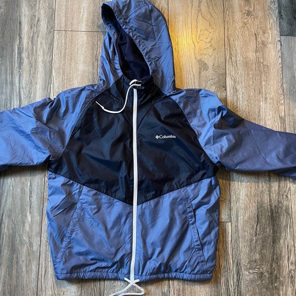 Columbia women’s Fleece Lined Windbreaker Jacket size Medium